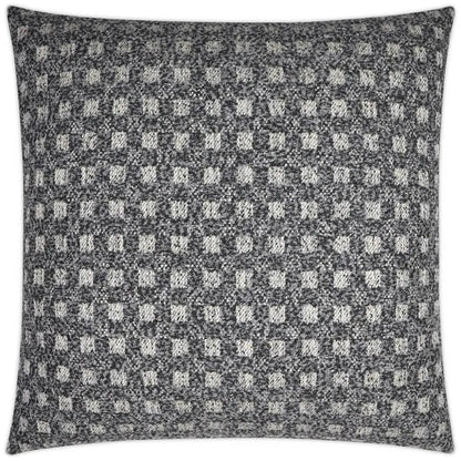 Suffolk Plaid Check Grey Large Throw Pillow Insert - LOOMLAN - D.V. Kap - Throw Pillows