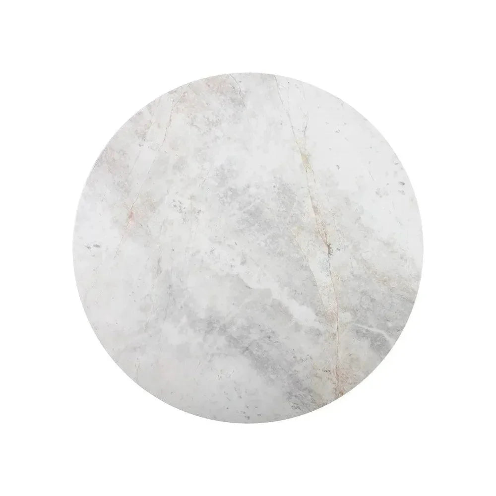Suki Bistro Table - White Marble Top Dining-Dining Tables-SUNPAN-LOOMLAN