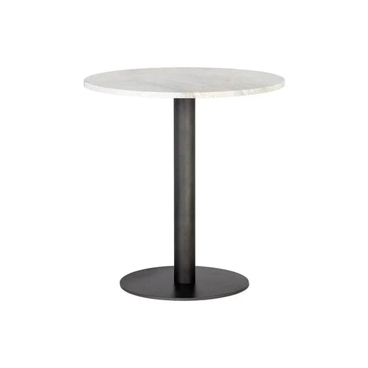 Suki Bistro Table - White Marble Top Dining-Dining Tables-SUNPAN-LOOMLAN