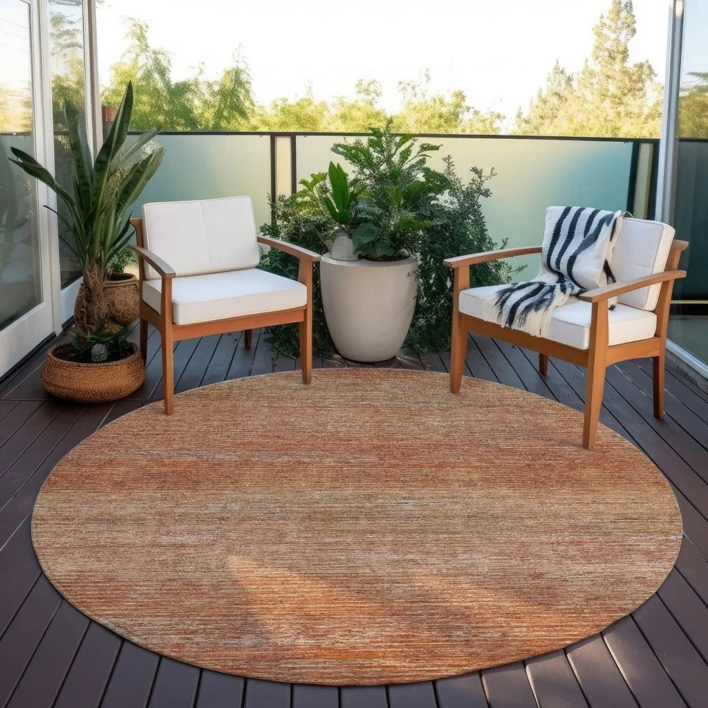 Suma Orange Washable Indoor - Outdoor Rug - LOOMLAN - LOOMLAN Rugs - Outdoor Rugs