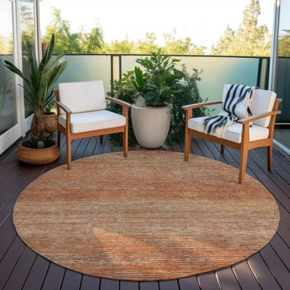 Suma Orange Washable Indoor - Outdoor Rug - LOOMLAN - LOOMLAN Rugs - Outdoor Rugs