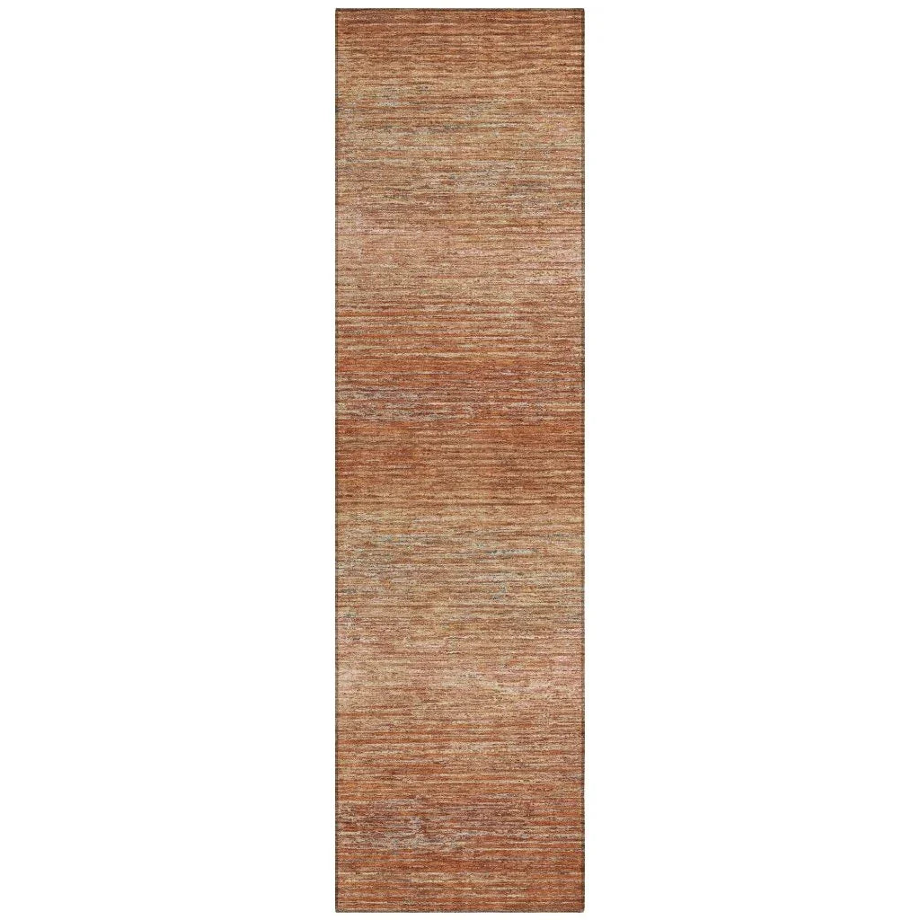 Suma Orange Washable Indoor - Outdoor Rug - LOOMLAN - LOOMLAN Rugs - Outdoor Rugs