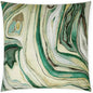 Sumidero Emerald Abstract Green Large Throw Pillow - LOOMLAN - D.V. Kap - Throw Pillows