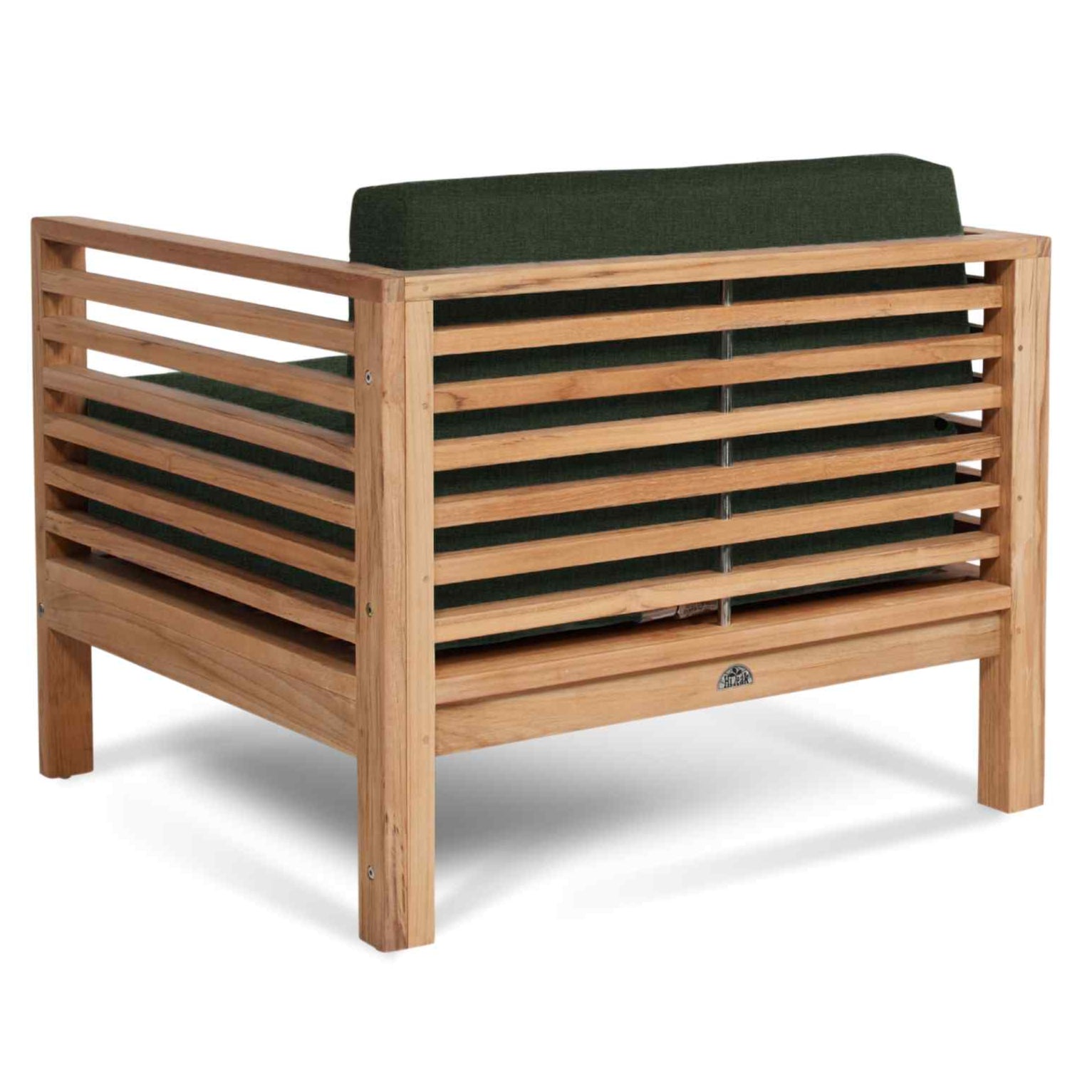 Summer Outdoor Deep Seating Set with Jungle Subrella 5PC-Outdoor Lounge Sets-HiTeak-LOOMLAN