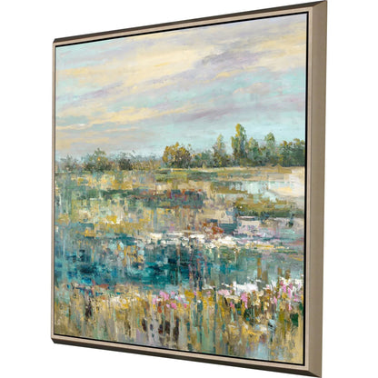 Summer Splendor Blue Canvas Art