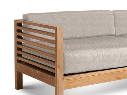 Summer Teak Outdoor Sofa with Sunbrella