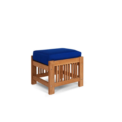 Summer Teak Patio Deep Sofa Set with Subrella 5PC - LOOMLAN - HiTeak - Outdoor Sofas & Loveseats