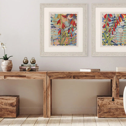 Summer's End White Wooden Framed Wall Art