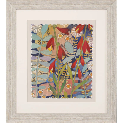 Summer's End White Wooden Framed Wall Art