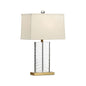 Summerset Patterned Clear Crystal Table Lamp - LOOMLAN - Chelsea House - Table Lamps