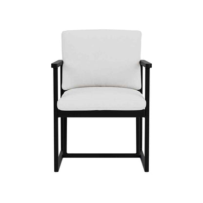 Summit Aluminum Frame Outdoor Dining Armchair-Outdoor Dining Chairs-Lloyd Flanders-LOOMLAN