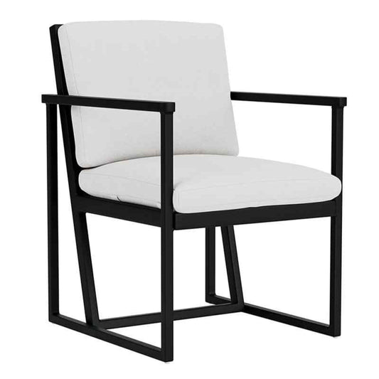 Summit Aluminum Frame Outdoor Dining Armchair-Outdoor Dining Chairs-Lloyd Flanders-LOOMLAN