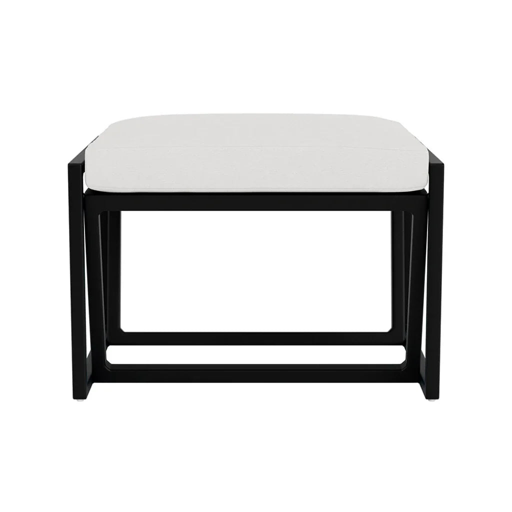 Summit Aluminum Frame Outdoor Ottoman-Outdoor Ottomans-Lloyd Flanders-LOOMLAN