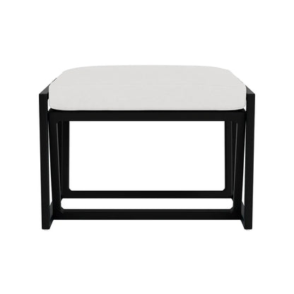 Summit Aluminum Frame Outdoor Ottoman-Outdoor Ottomans-Lloyd Flanders-LOOMLAN
