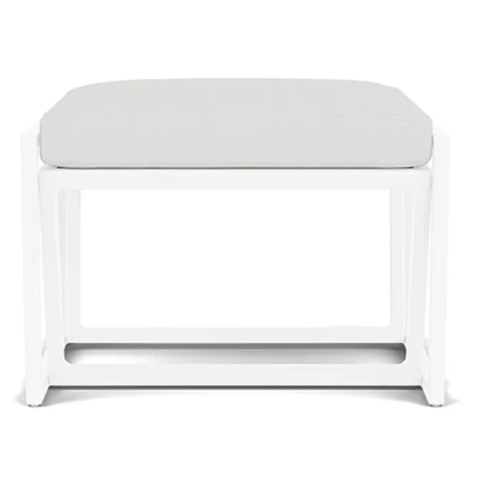 Summit Aluminum Frame Outdoor Ottoman-Outdoor Ottomans-Lloyd Flanders-LOOMLAN