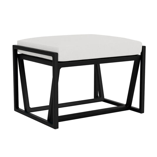 Summit Aluminum Frame Outdoor Ottoman-Outdoor Ottomans-Lloyd Flanders-LOOMLAN