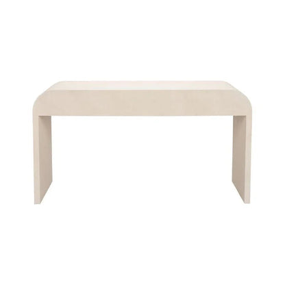 Summit Faux Shagreen Textured White Desk-Home Office Desks-Chelsea House-LOOMLAN