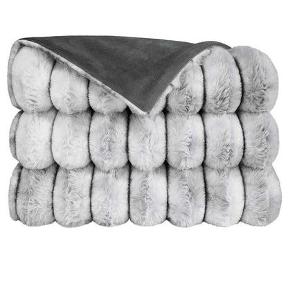 Summit Handcrafted Grey Throw Blanket - LOOMLAN - D.V. Kap - Throw Blankets