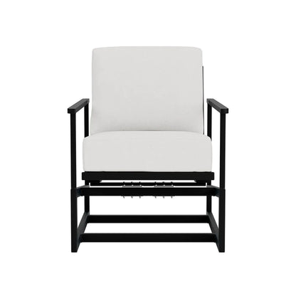 Summit Spring Aluminum Frame Outdoor Rocker-Outdoor Accent Chairs-Lloyd Flanders-LOOMLAN
