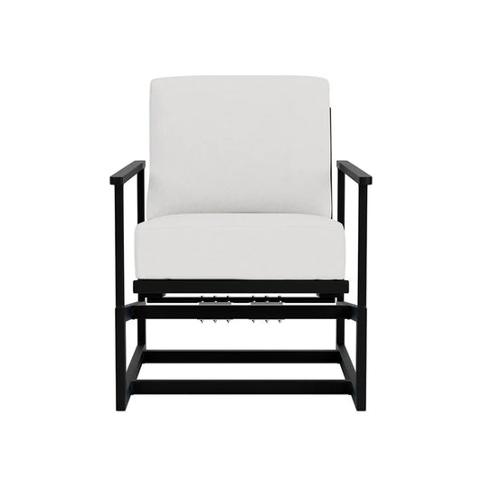 Summit Spring Aluminum Frame Outdoor Rocker-Outdoor Accent Chairs-Lloyd Flanders-LOOMLAN