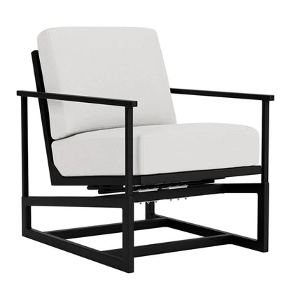 Summit Spring Aluminum Frame Outdoor Rocker-Outdoor Accent Chairs-Lloyd Flanders-LOOMLAN