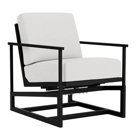 Summit Spring Aluminum Frame Outdoor Rocker-Outdoor Accent Chairs-Lloyd Flanders-LOOMLAN