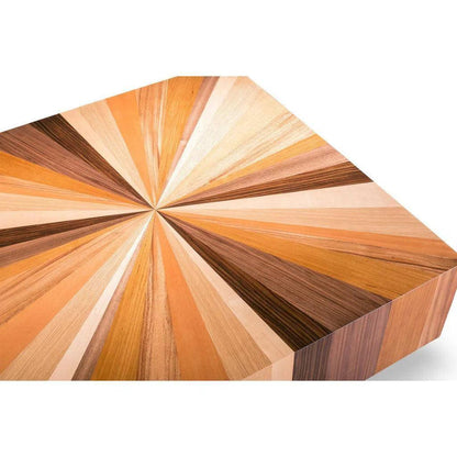Sun Mixed Wooden Square Coffee Table - LOOMLAN - Urbia - Coffee Tables