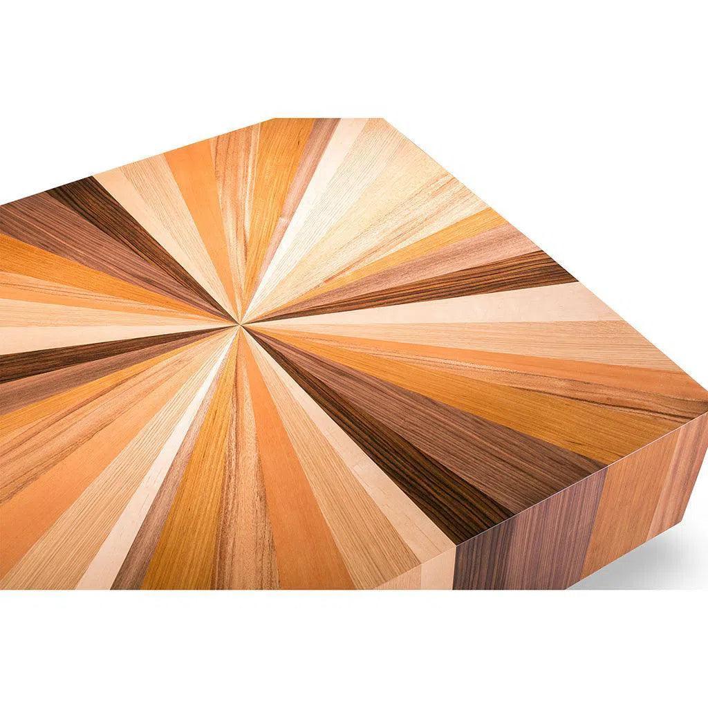 Sun Mixed Wooden Square Coffee Table - LOOMLAN - Urbia - Coffee Tables