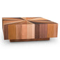 Sun Mixed Wooden Square Coffee Table - LOOMLAN - Urbia - Coffee Tables