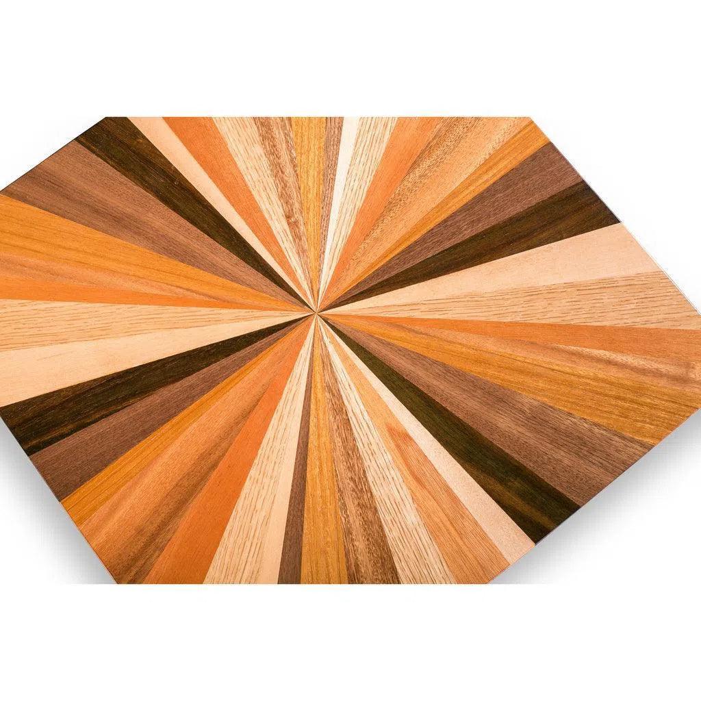 Sun Mixed Wooden Square End Table - LOOMLAN - Urbia - Side Tables