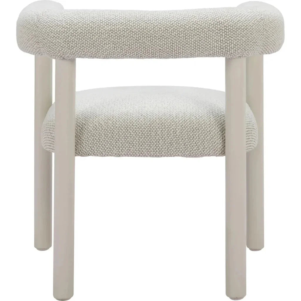 Sunbath Aluminum White Dining Arm Chair 2PC-Outdoor Dining Chairs-Zuo Modern-LOOMLAN