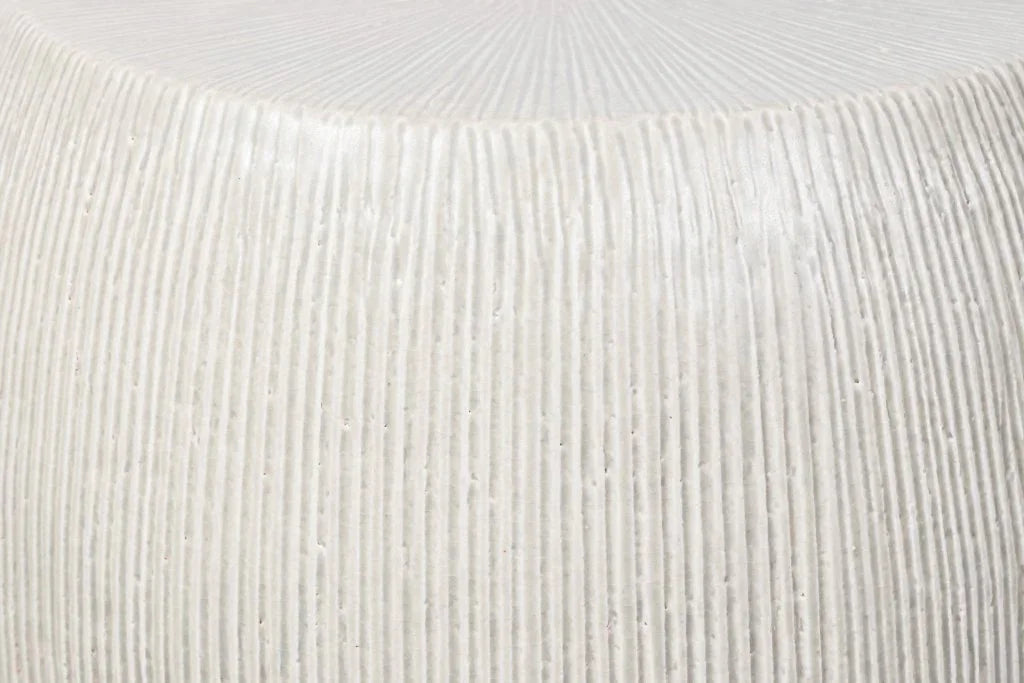 Sunburst Ceramic Glazed Patio Stool-Garden Stools-Seasonal Living-LOOMLAN