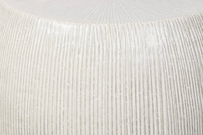 Sunburst Ceramic Glazed Patio Stool-Garden Stools-Seasonal Living-LOOMLAN