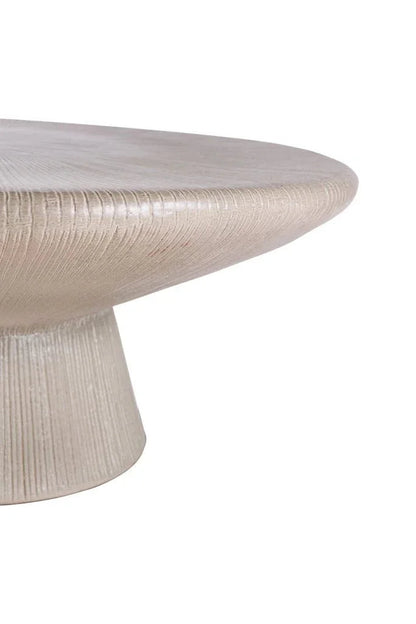 Sunburst Ceramic Patio Coffee Table-Outdoor Coffee Tables-Seasonal Living-LOOMLAN