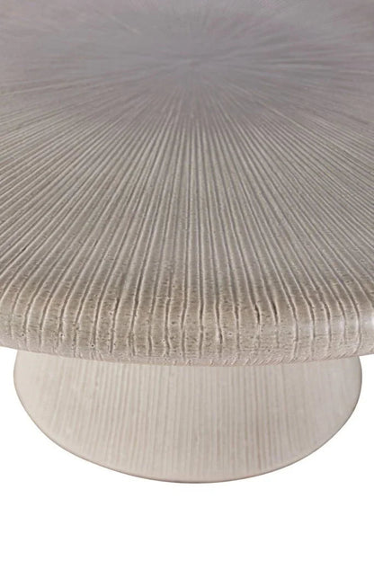 Sunburst Ceramic Patio Coffee Table-Outdoor Coffee Tables-Seasonal Living-LOOMLAN