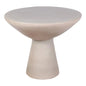 Sunburst Ceramic Round Patio Accent Table - LOOMLAN - Seasonal Living - Outdoor Side Tables
