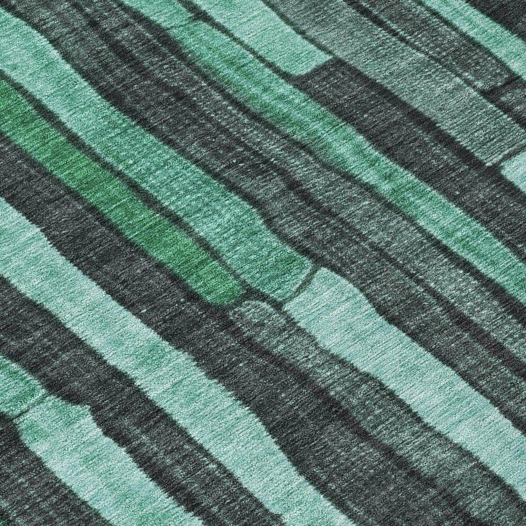 Sundal Green Washable Indoor - Outdoor Rug - LOOMLAN - LOOMLAN Rugs - Outdoor Rugs