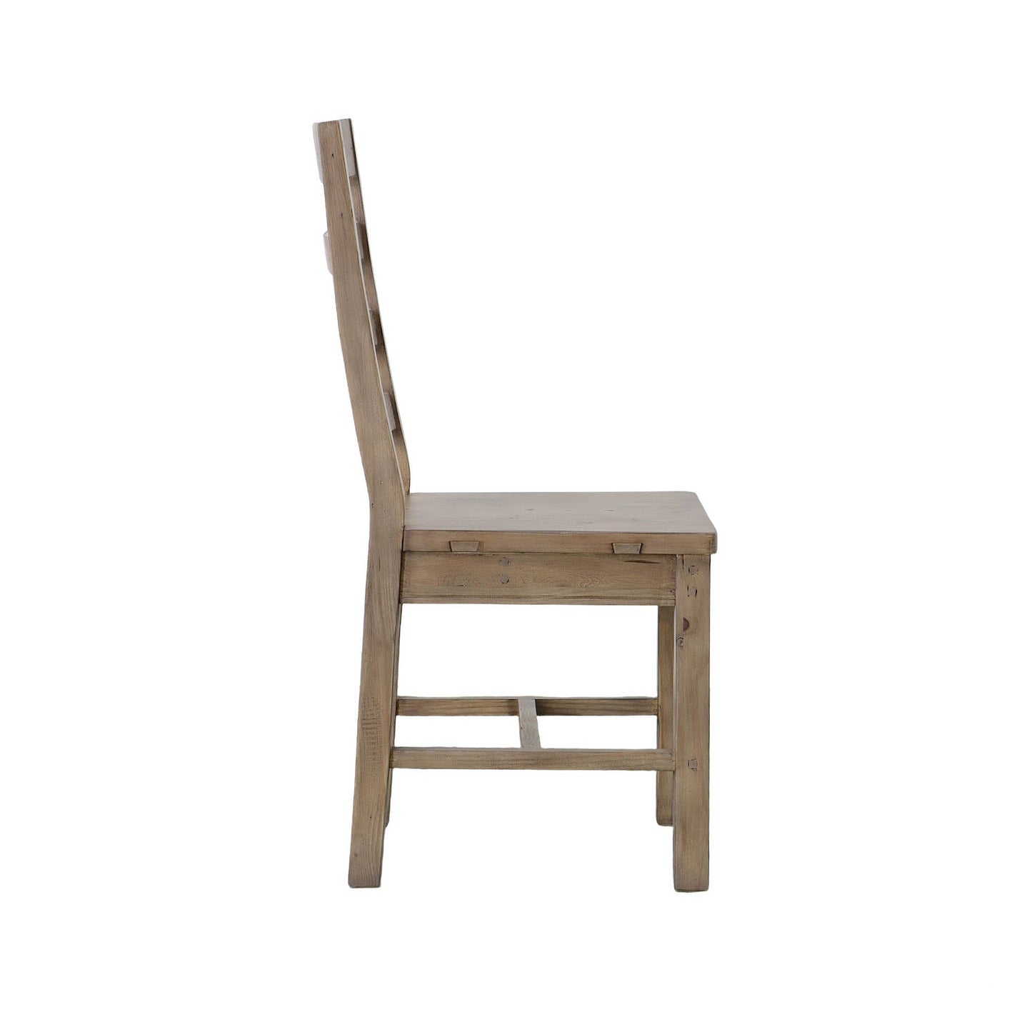 Sundried Wooden Armless Dining Chair 2PC