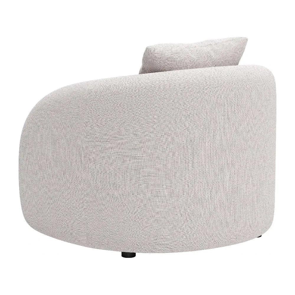 Sunny Isles Beige Armless Accent Chair-Outdoor Accent Chairs-Zuo Modern-LOOMLAN