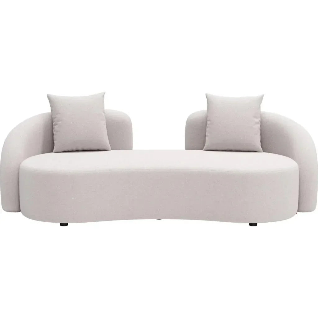 Sunny Isles Beige Loveseat - LOOMLAN - Zuo Modern - Outdoor Sofas & Loveseats