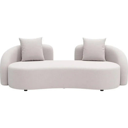 Sunny Isles Beige Loveseat - LOOMLAN - Zuo Modern - Outdoor Sofas & Loveseats