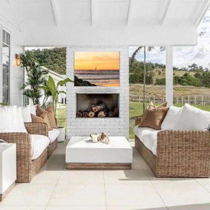 Sunset Sail Coastal Wall Art Indoor Outdoor Canvas - LOOMLAN - LOOMLAN - Canvas Art