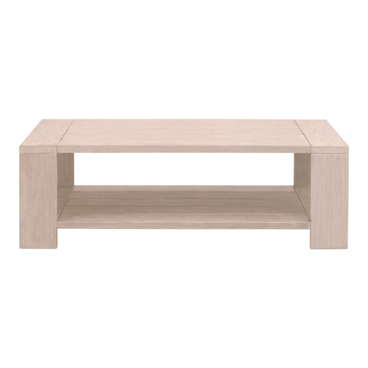 Sur Wooden Rectangular Outdoor Coffee Table-Outdoor Coffee Tables-Essentials For Living-LOOMLAN