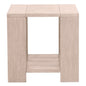 Sur Wooden Square Outdoor End Table