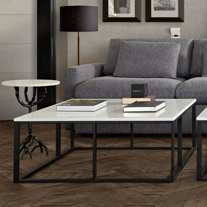 Surface Marble Top Square Cocktail Table - LOOMLAN - Diamond Sofa - Coffee Tables