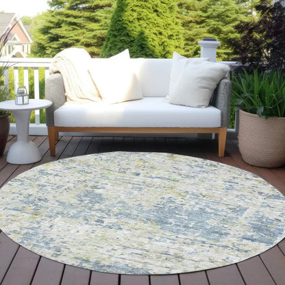Suri Blue Washable Indoor-Outdoor Rug-Outdoor Rugs-LOOMLAN Rugs-LOOMLAN