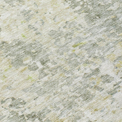 Suri Green Washable Indoor-Outdoor Rug-Outdoor Rugs-LOOMLAN Rugs-LOOMLAN