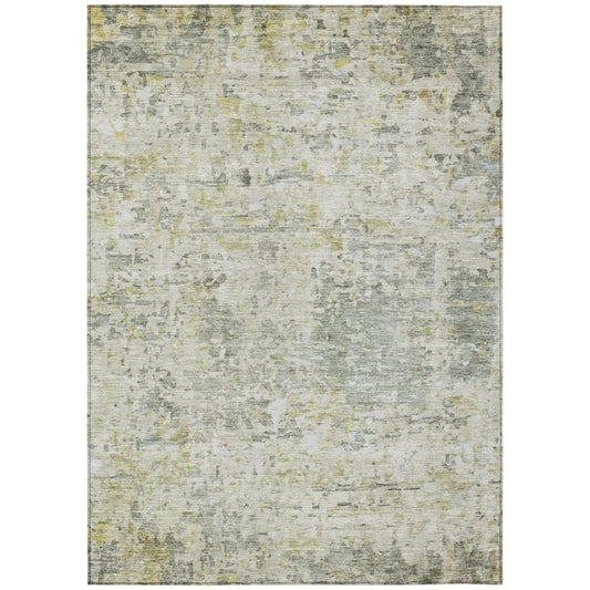 Suri Green Washable Indoor-Outdoor Rug-Outdoor Rugs-LOOMLAN Rugs-2'6" x 3'10"-LOOMLAN