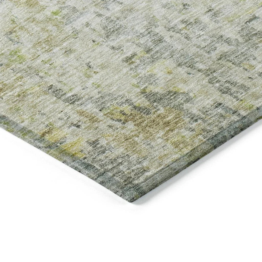 Suri Green Washable Indoor-Outdoor Rug-Outdoor Rugs-LOOMLAN Rugs-LOOMLAN