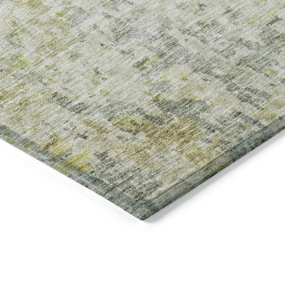 Suri Green Washable Indoor-Outdoor Rug-Outdoor Rugs-LOOMLAN Rugs-LOOMLAN